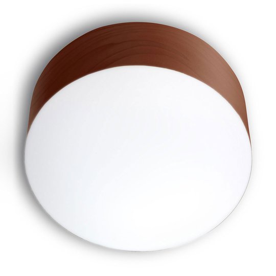 LZF Gea taklampe 0-10V dim, Ø 30cm, sjokolade