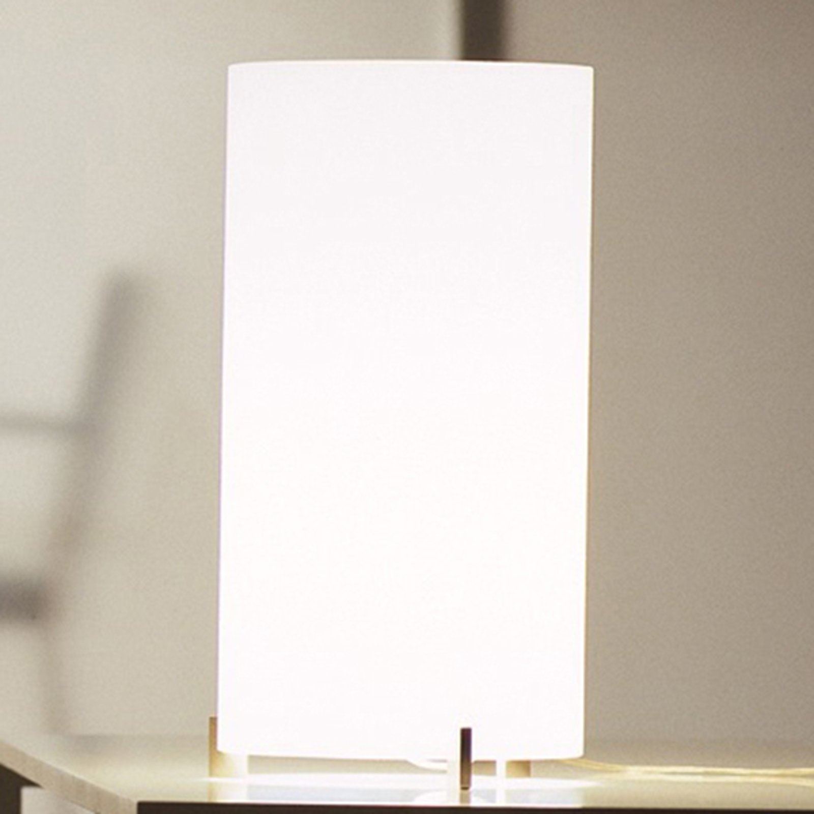 Prandina CPL T1 bordlampe krom, glass opal
