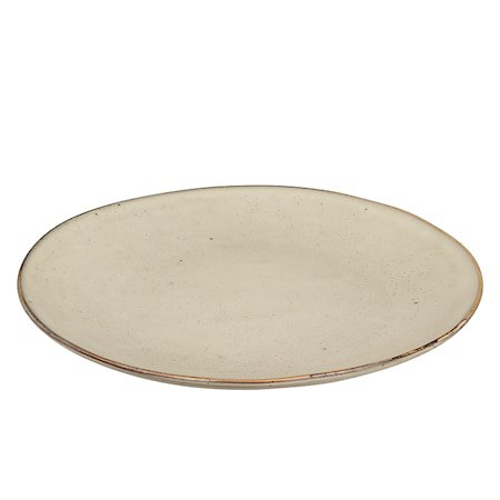 Tallerken Stengods Nordic Sand Ø26 cm
