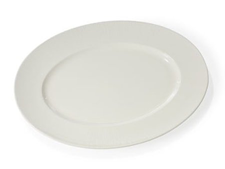 Fat Oval 33 cm Colormix hvit