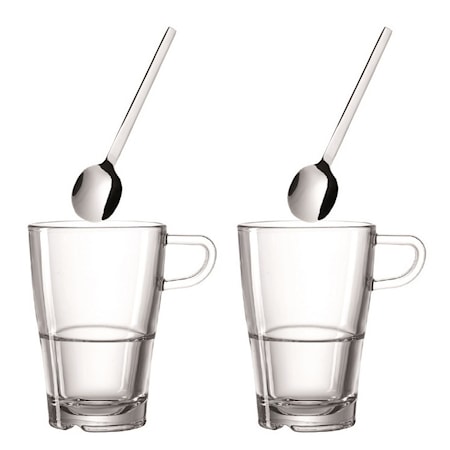 Senso kaffesett, Latte Macchiato 4 deler
