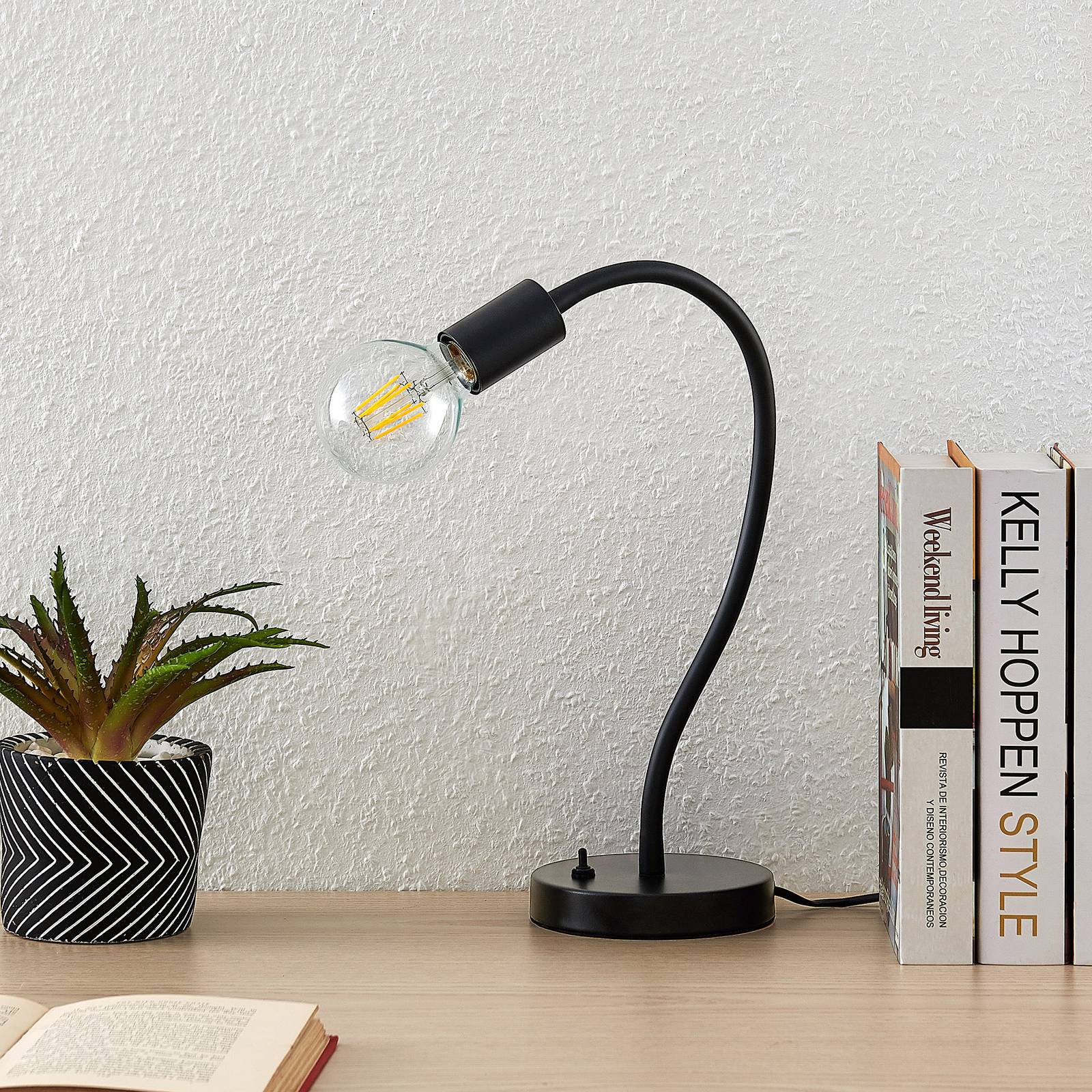 Lindby Aurina bordlampe, fleksibel lampearm