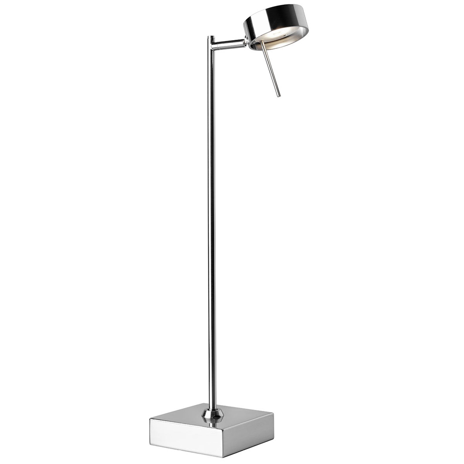 LED-bordlampe Bling, justerbar, krom
