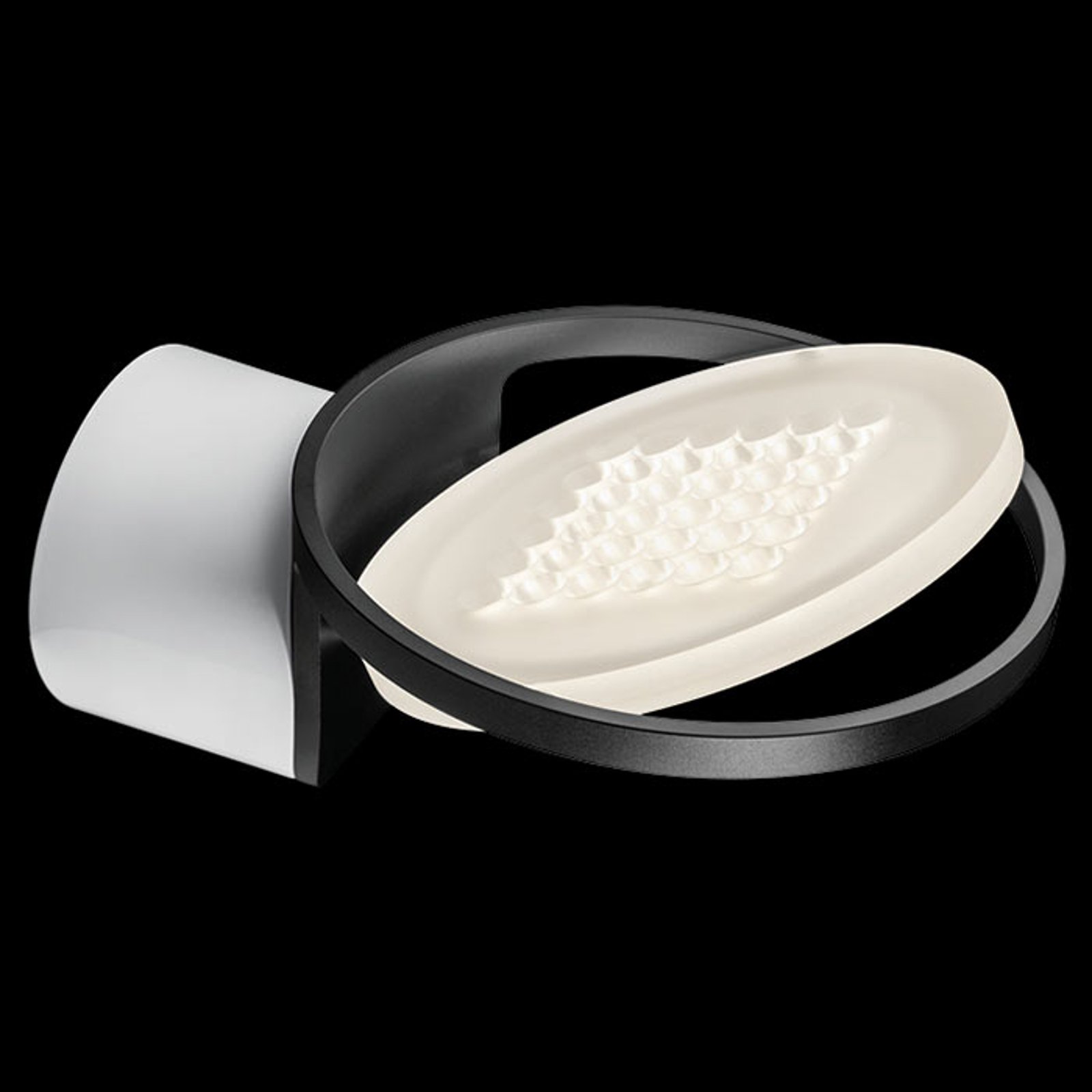Nimbus Rim R 36 LED-vegglampe med dimmer, grafitt