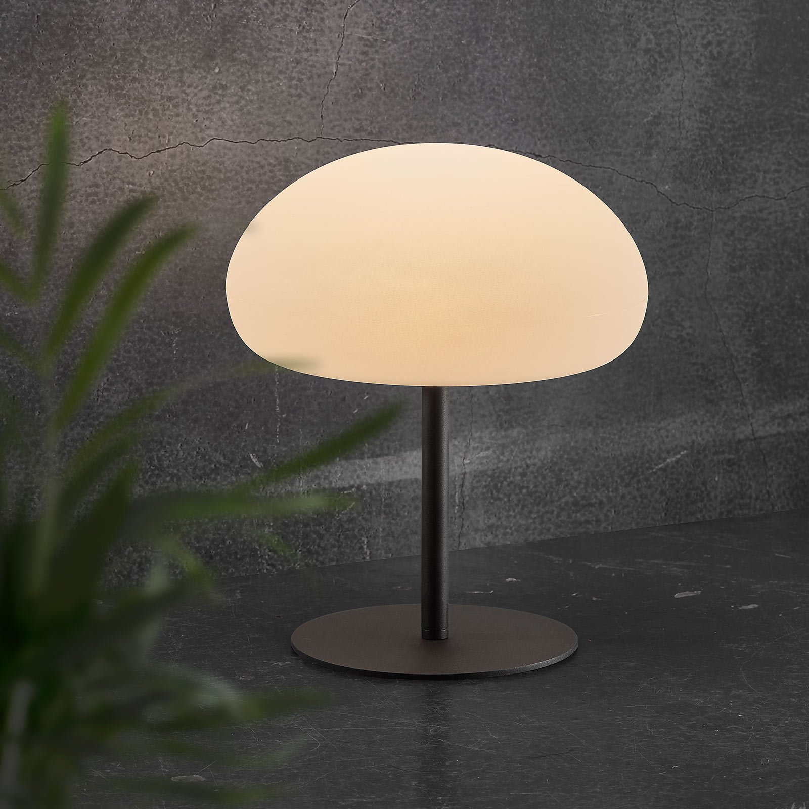 LED-bordlampe Sponge med batteri, 40,5 cm høy