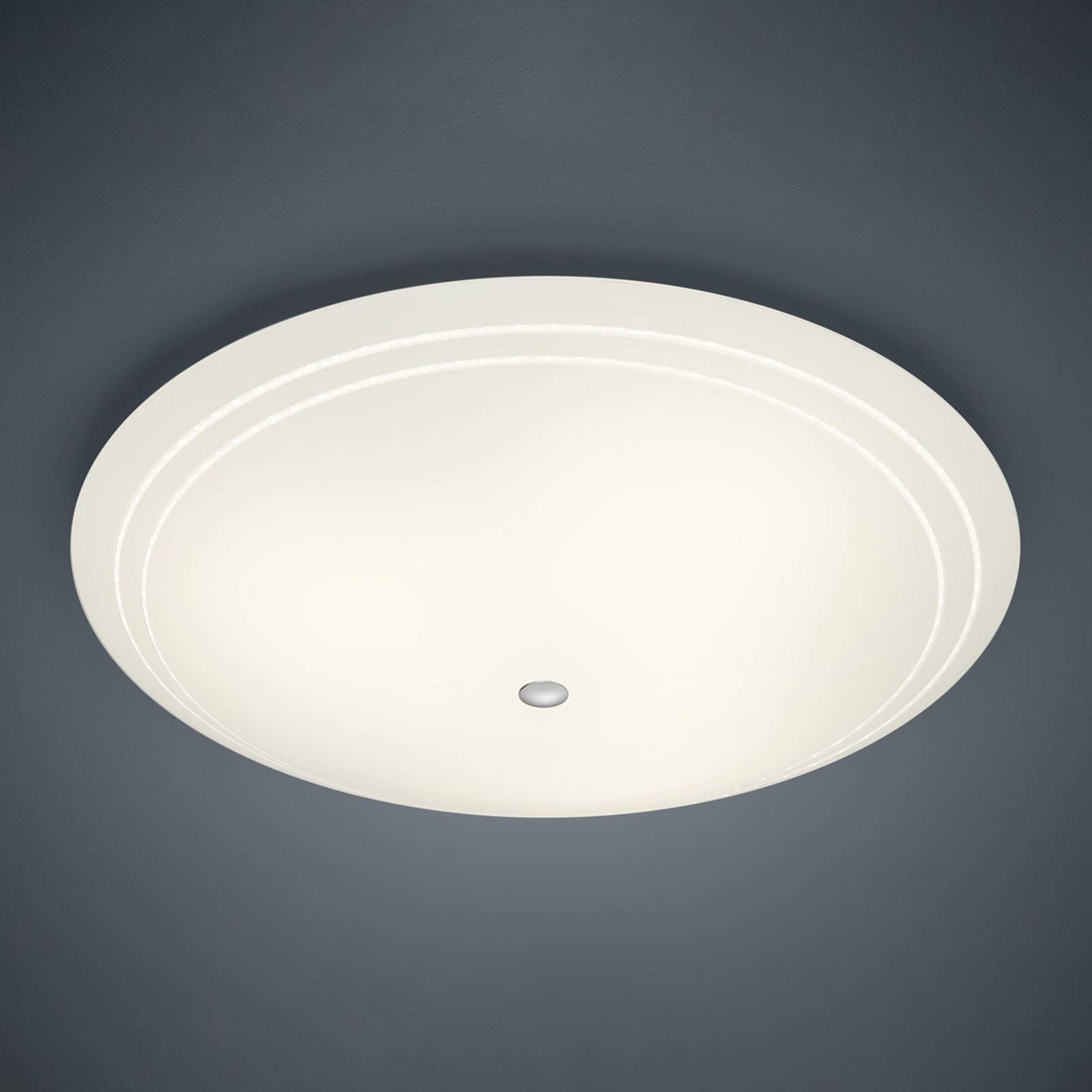 BANKAMP Yanis LED-taklampe glass, Ø 82 cm