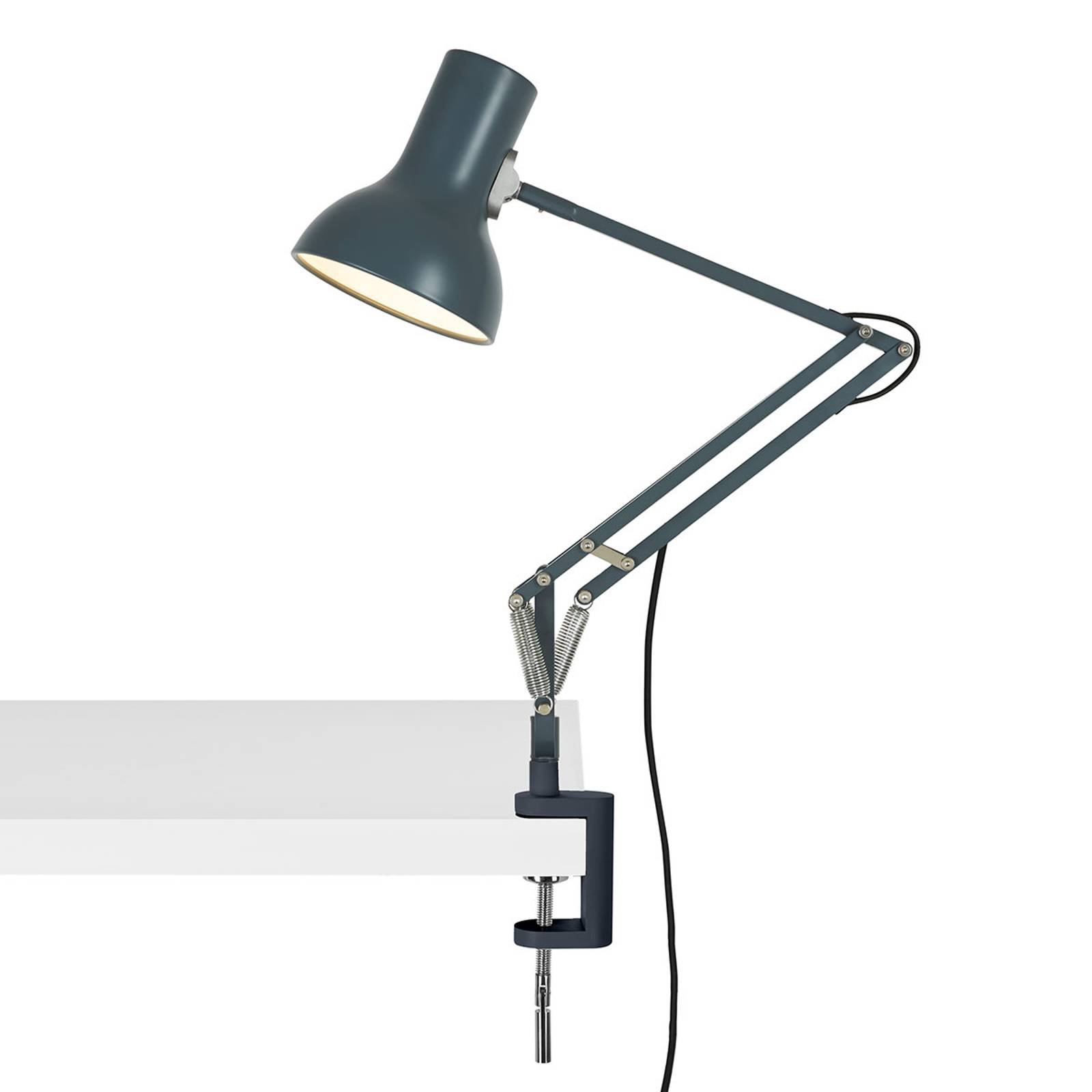 Anglepoise Type 75 Mini klemmelampe skifergrå