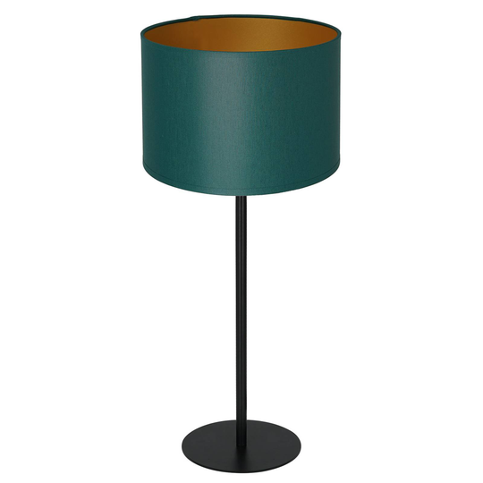 Bordlampe Soho, sylindrisk høyde 56 cm grønn/gull