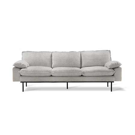 Retro Sofa 3-seter sneak Light Grey