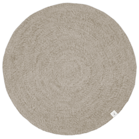 Merino Teppe Oat Rundt 200 cm