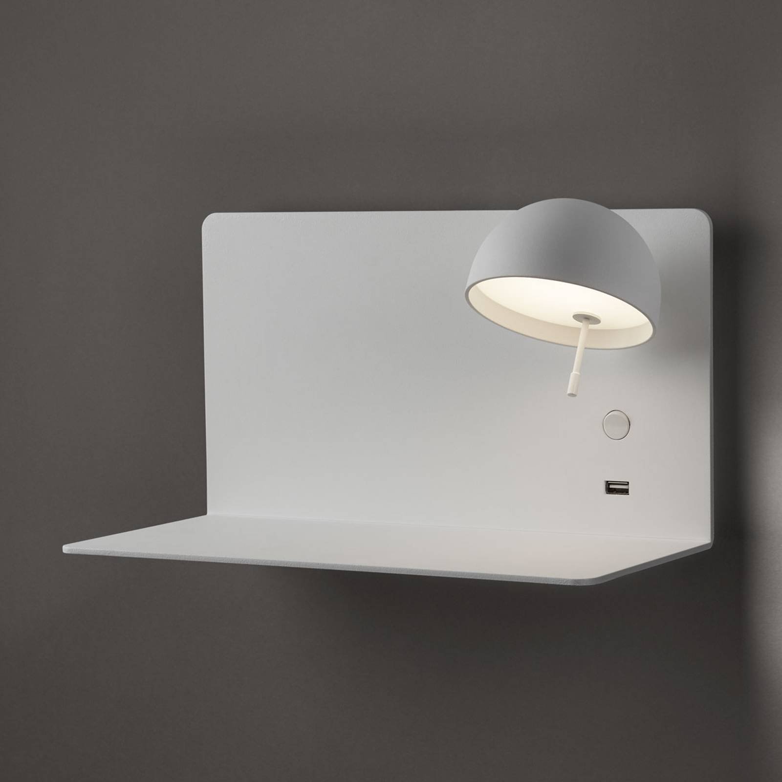 Bover Beddy A/03 LED-taklampe hvit spot høyre