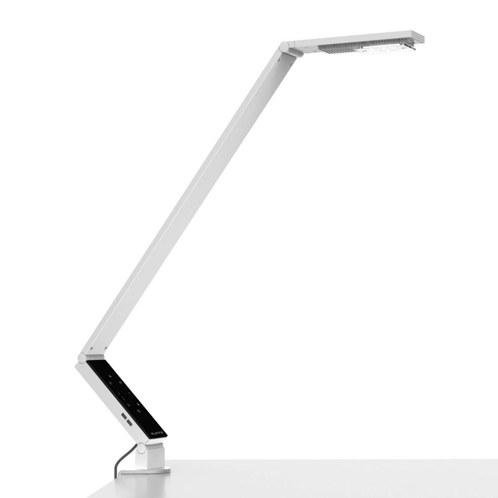 Luctra TableProLinear bordlampe klemme hvit