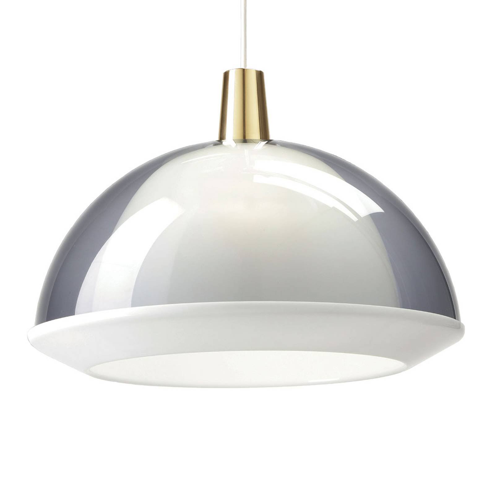 Innolux Kuplat 480 hengelampe, 48 cm, røykgrå