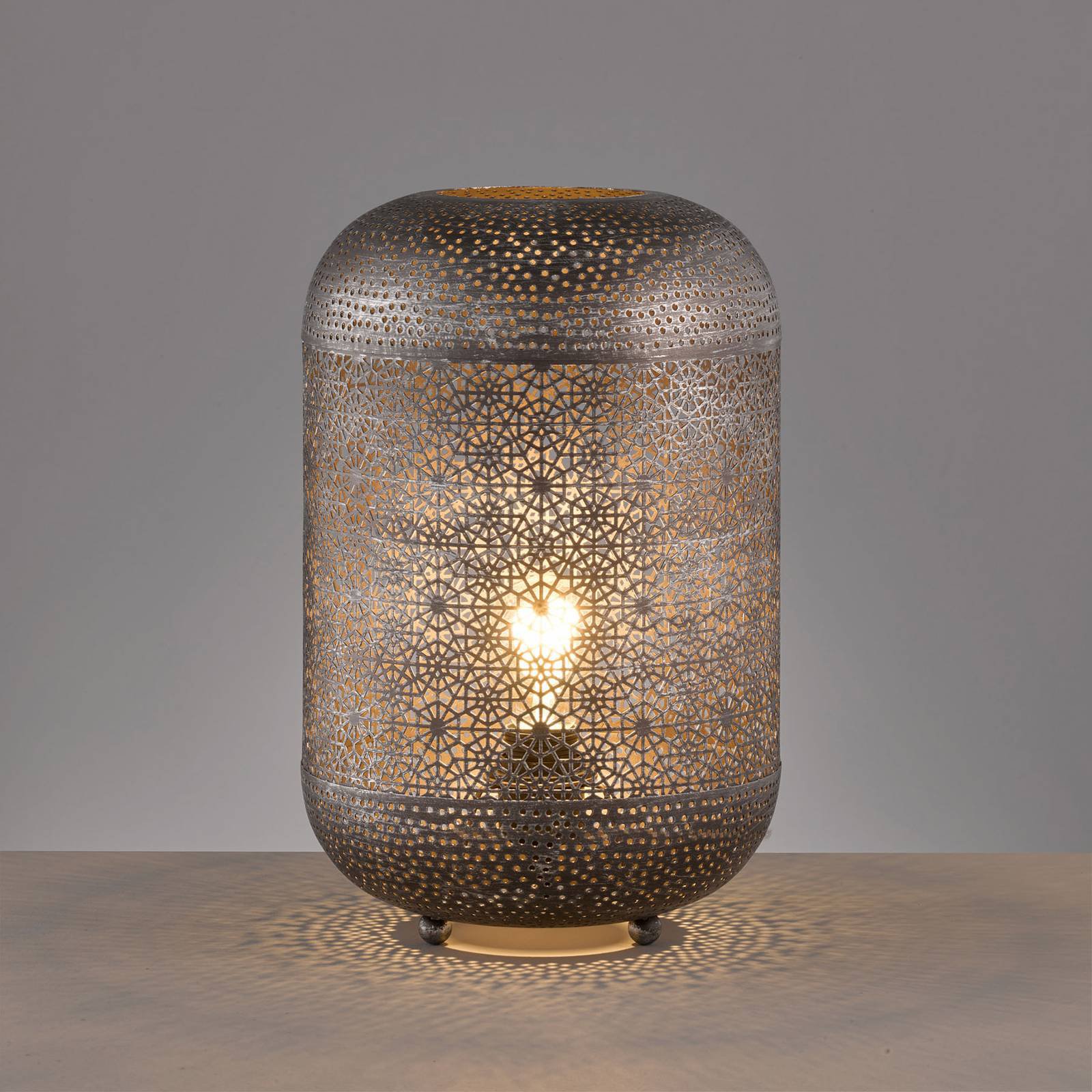 Bordlampe Velvet, høyde 39 cm, Ø 25 cm