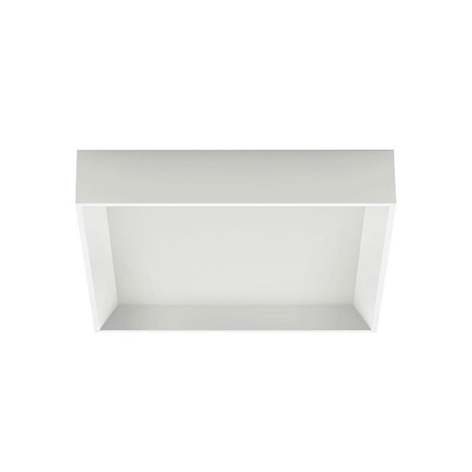 Tara Q LED-taklampe, kantet, 30 x 30 cm