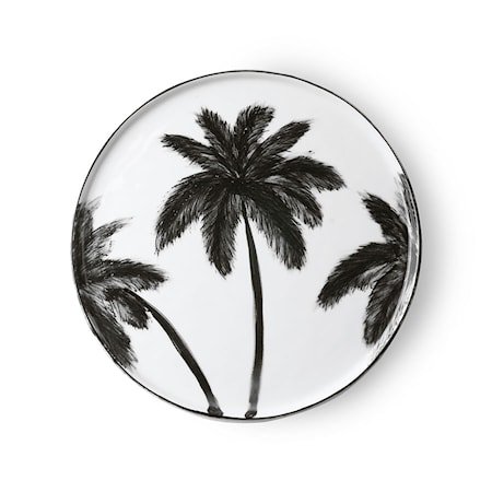 Bold & Basic Ceramics Porselen Tallerken Palms