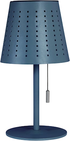 Halvar Utendørslampe Sol/USB Blå 30 cm