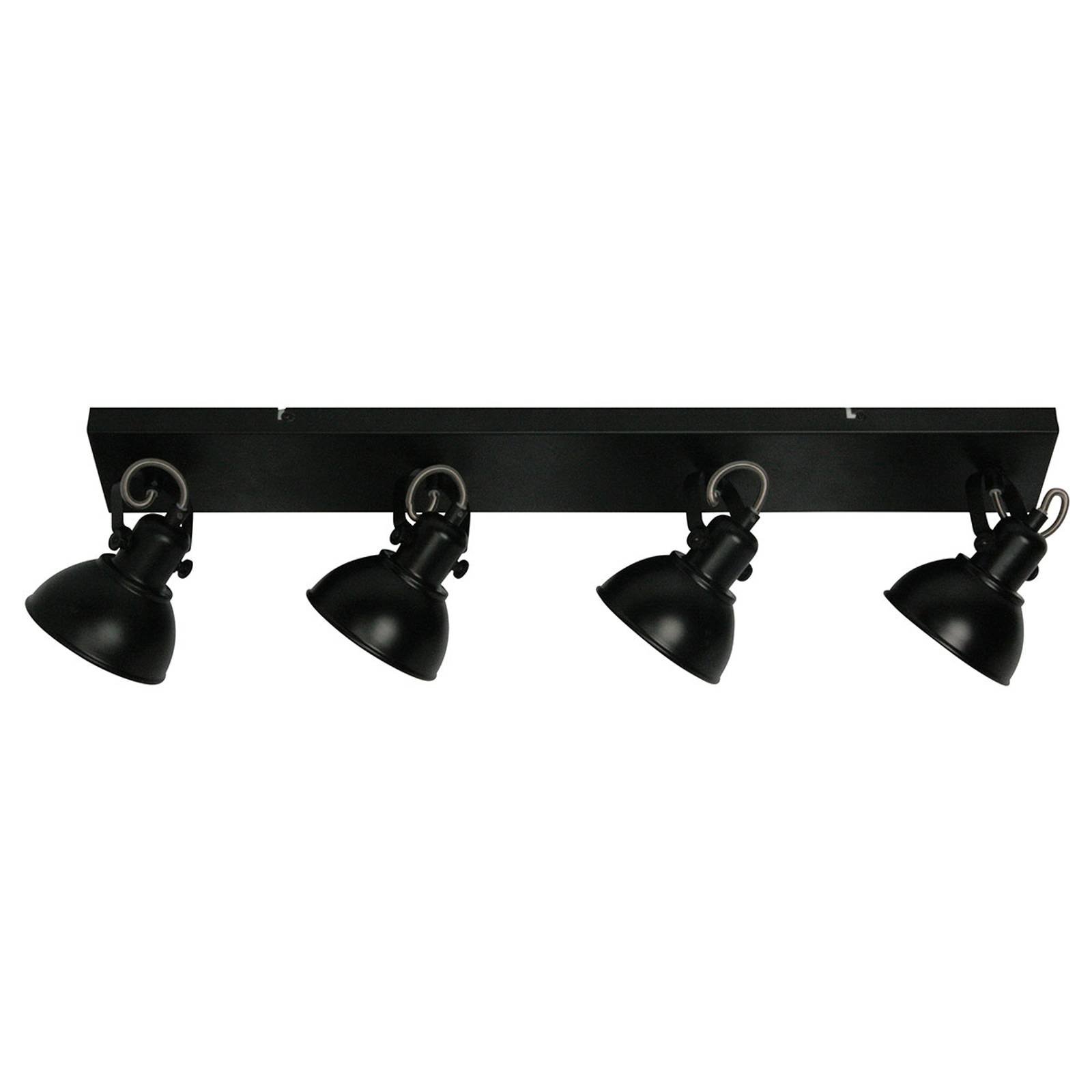 Vintage-LED-takspot Santo 4 lyskilder