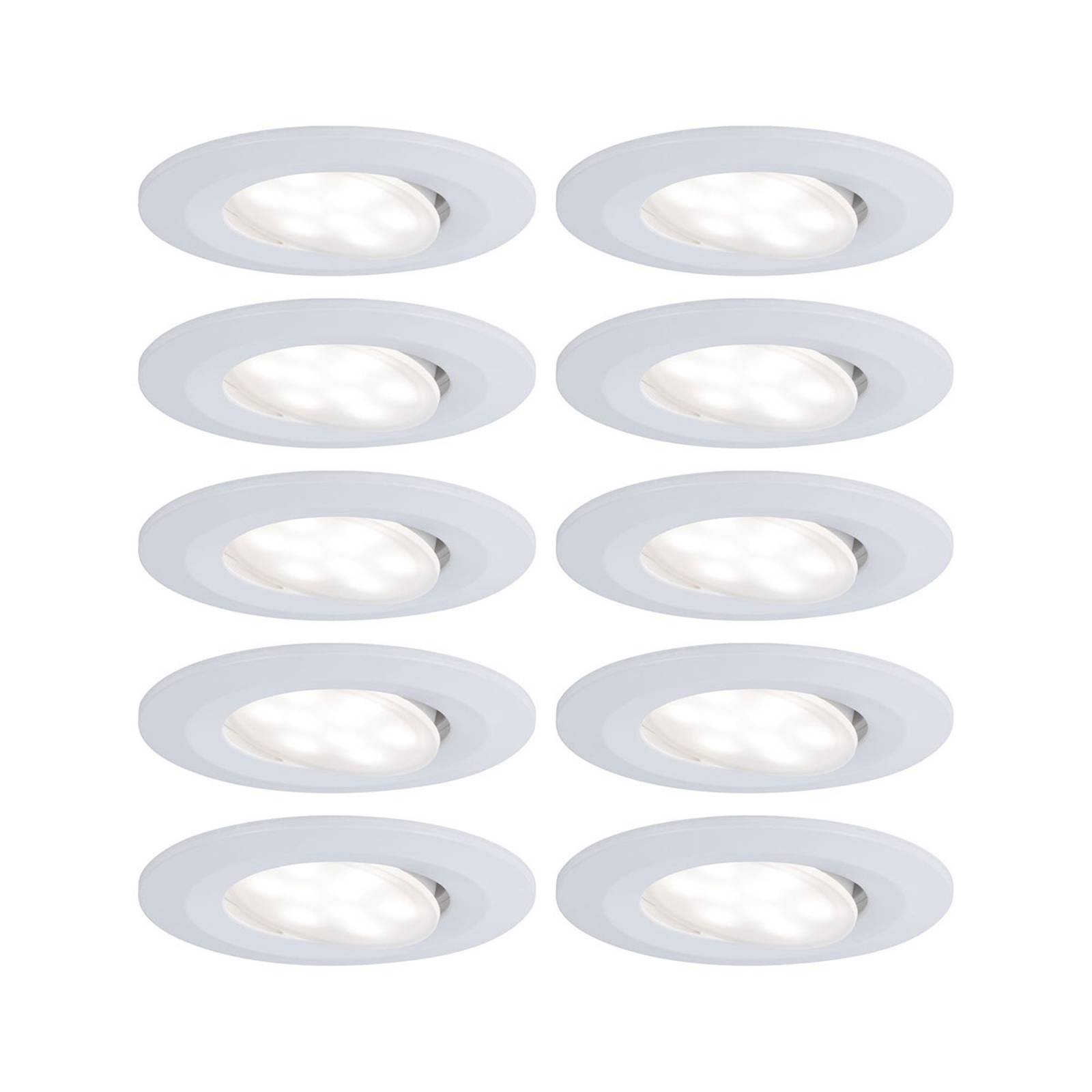 Paulmann LED-innfellingsspot Calla 10-pkn hvit