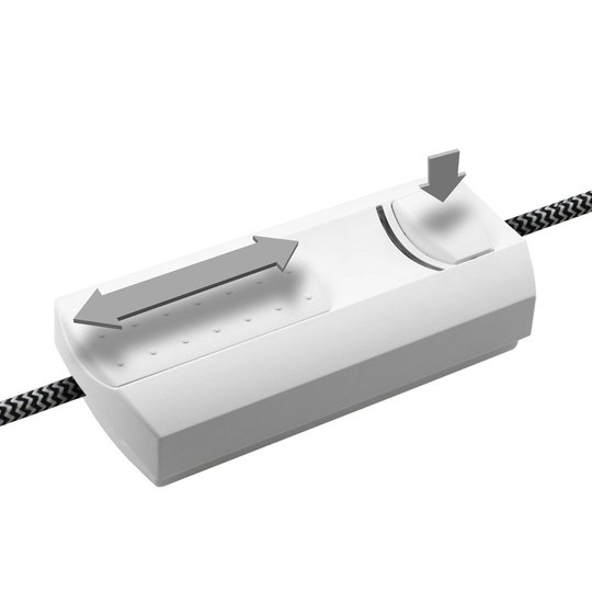 EHMANN T26.07 7-110W LED-snordimmer hvit