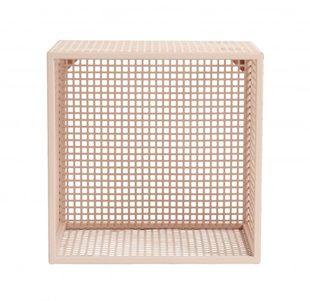 WIRE Metallveggstativ 32x32cm Rosa