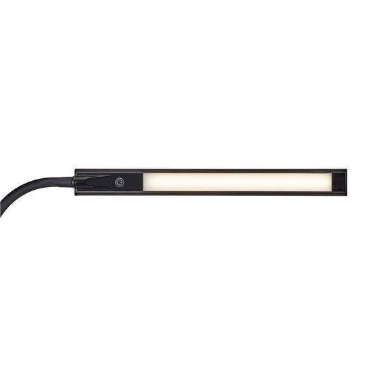LED-klemmelampe MAULpirro, dimbar, svart
