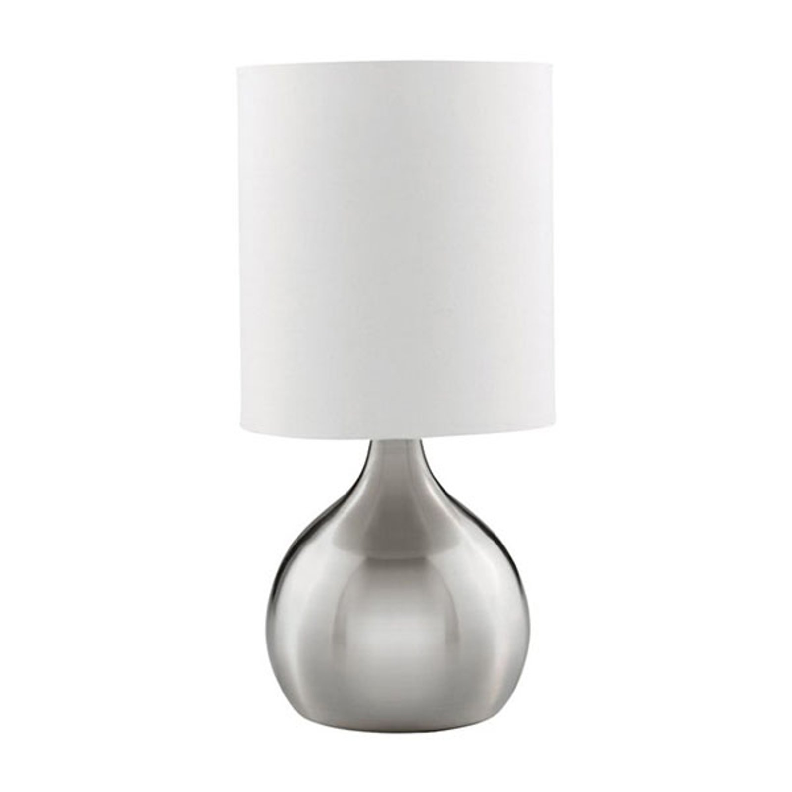 Bordlampe Touch 3923, sølv satinert