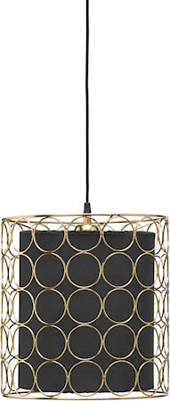 Taklampe Ring Gull/Svart