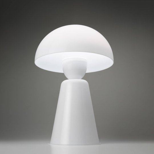 Bordlampe Star med dimmer, hvit