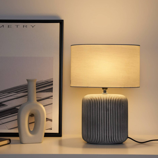 Pauleen Pure Shine med keramikkfot tekstilskjerm