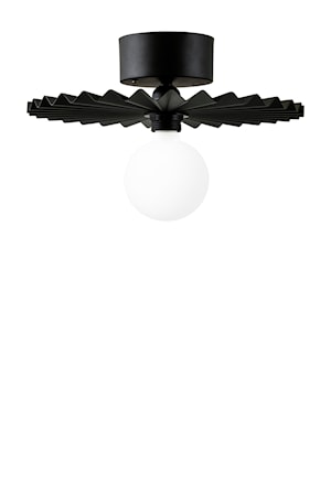 Plafond/Vegglampe Omega 35 Svart