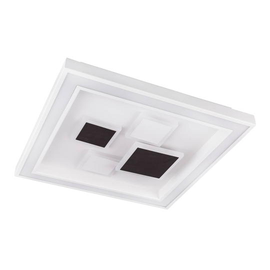 LED-taklampe Nolo, kantet, dimbar, CCT