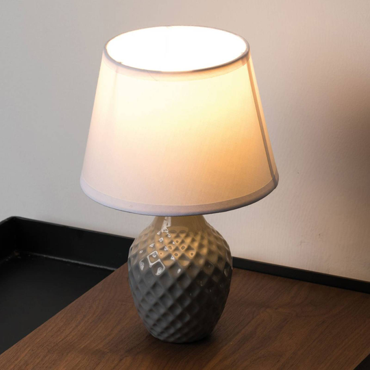 Pauleen Lovely Sparkle bordlampe med stoffskjerm