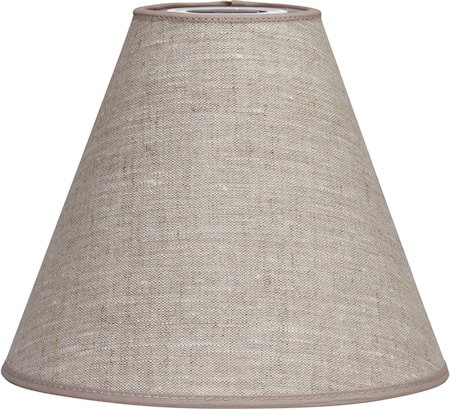 Toppringskjerm Lin Lysbeige 22 cm