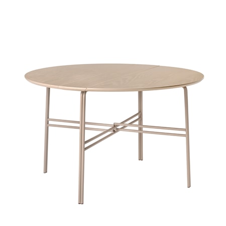 Oda Bord Ø120 cm Jern/Askefinér Warm Beige