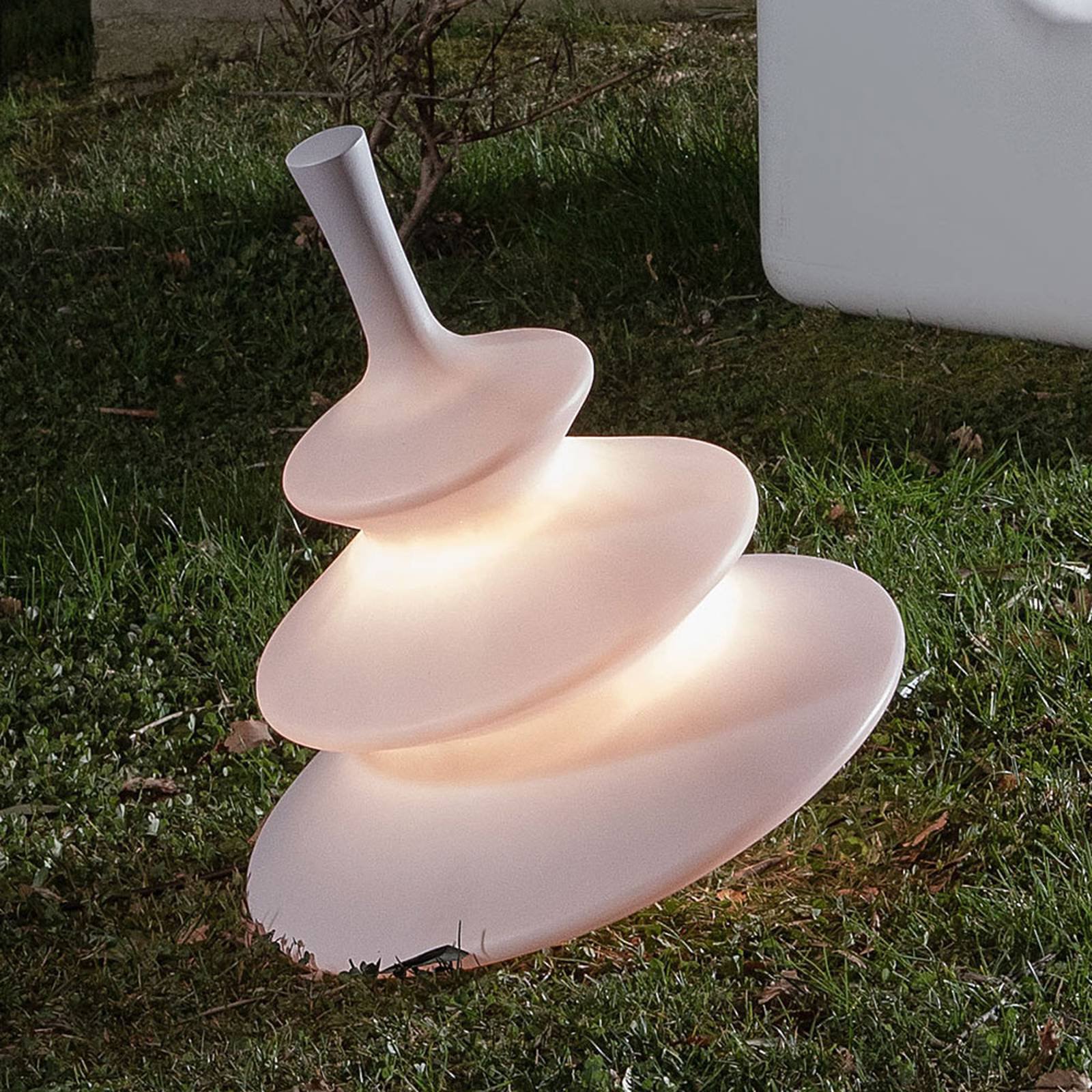 Karman Pirla utendørs gulvlampe, 3 x E27, IP65