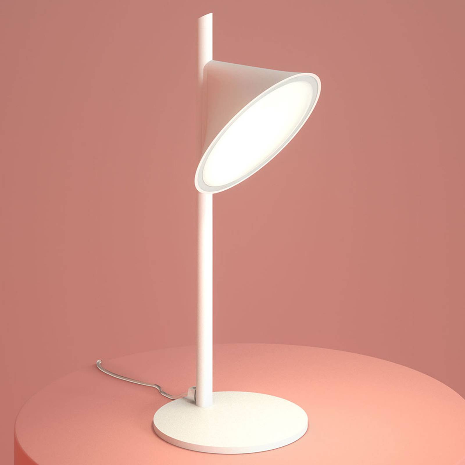 Axolight Orchid LED-bordlampe, hvit