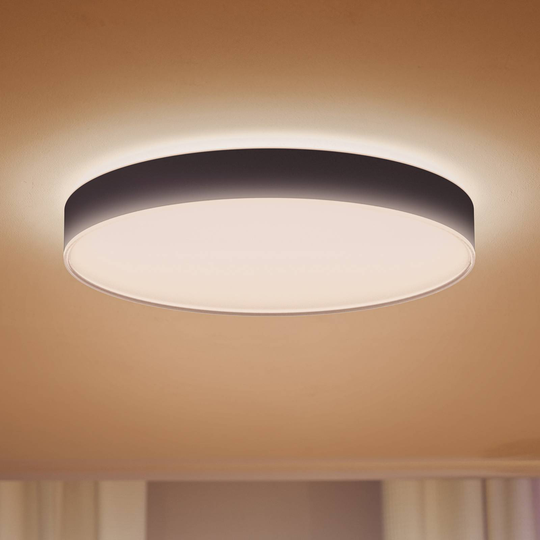 Philips Hue Enrave LED-taklampe, 55,1 cm svart