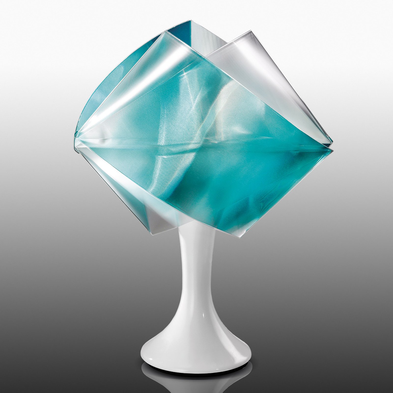 Designerbordlampe Gemmy Prisma, grønn