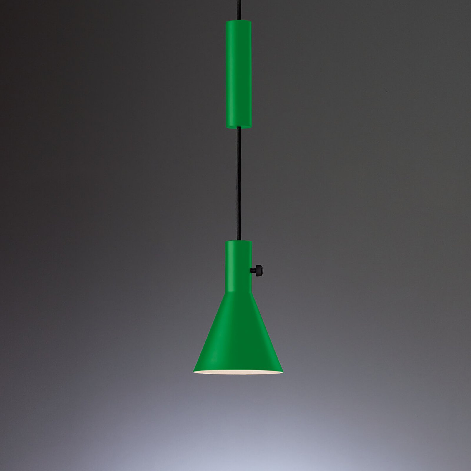 Eleu grønn LED designerpendellampe