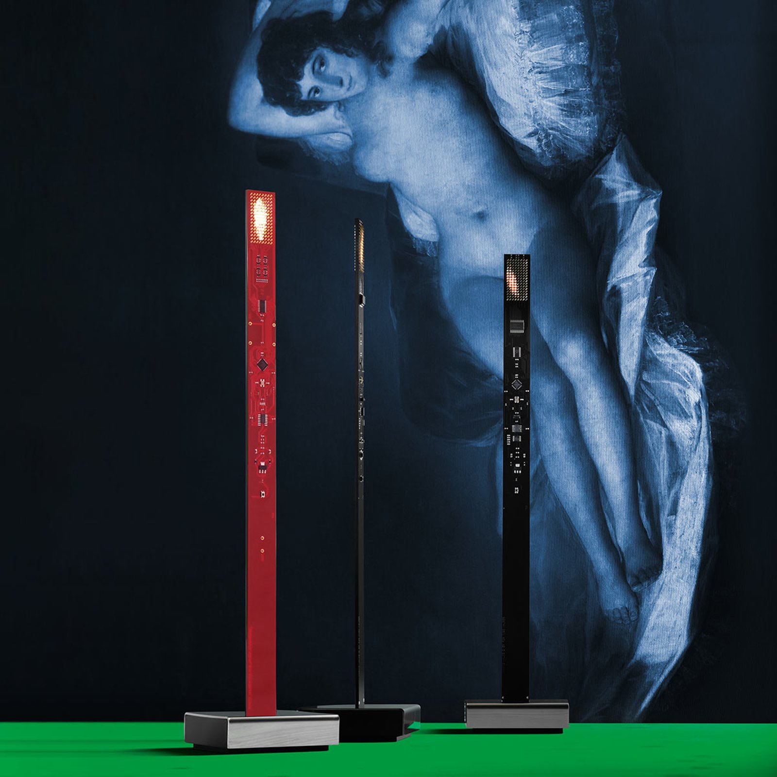 My New Flame - innovativ LED-bordlampe svart