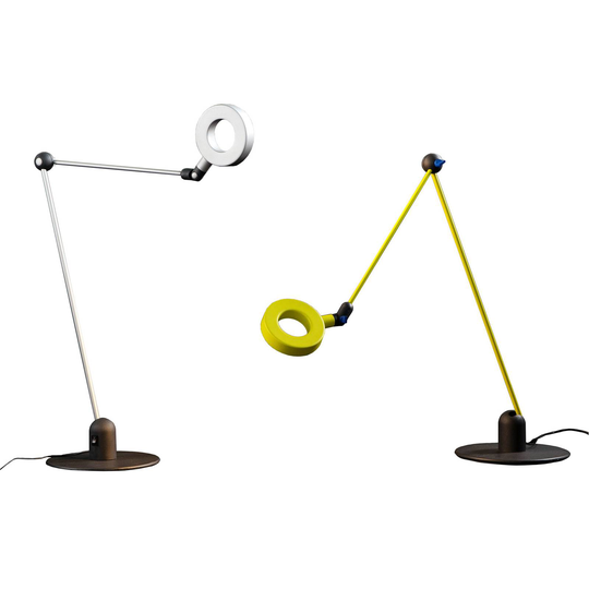Martinelli Luce L'amica-LED-bordlampe, grå