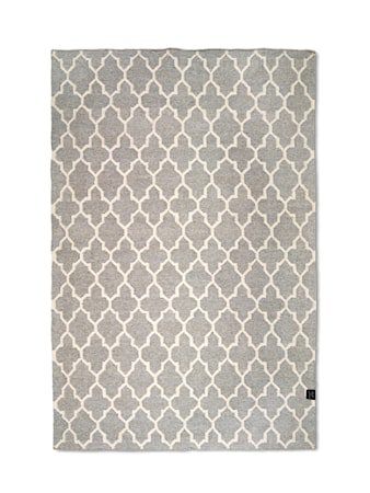 Trellis teppe grå/hvit - 140x200
