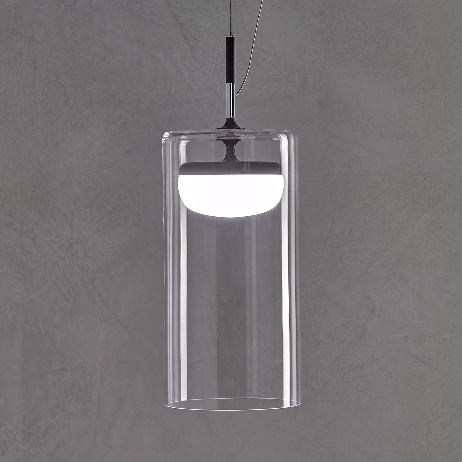 Prandina Diver LED-hengelampe S3 2 700 K svart