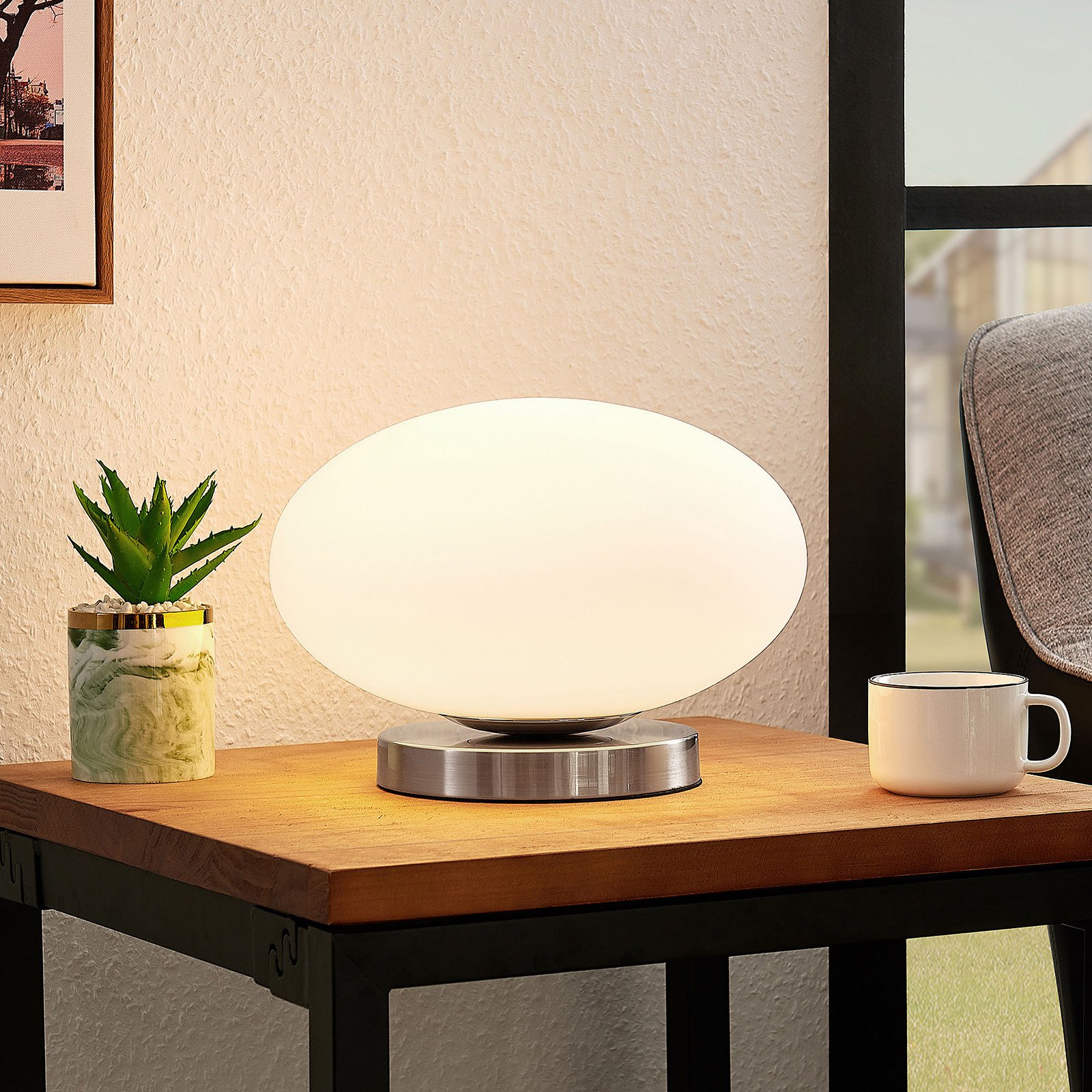 Lindby Sonika bordlampe, 21 cm