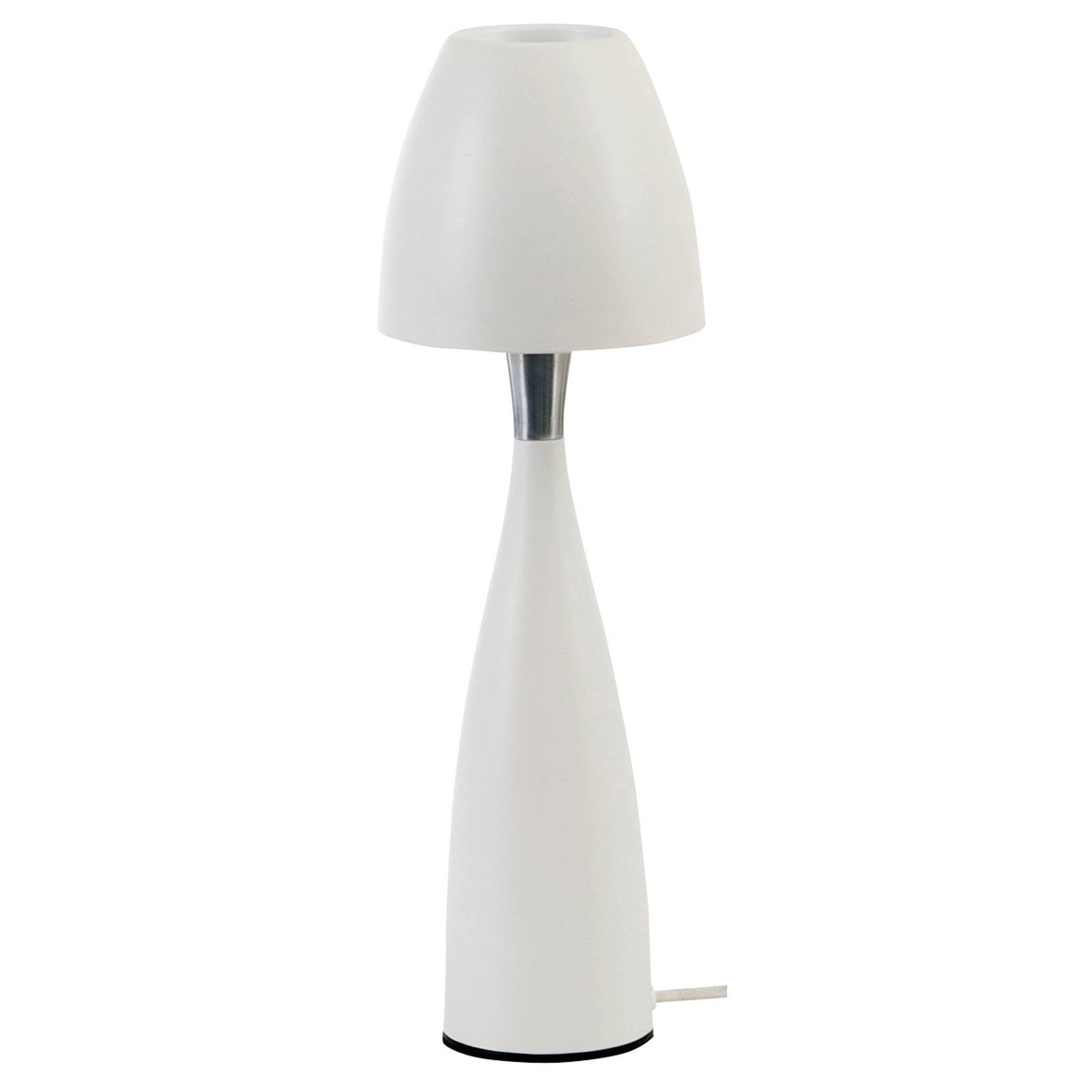 Bordlampe Anemon i hvitt - høyde 49,7 cm