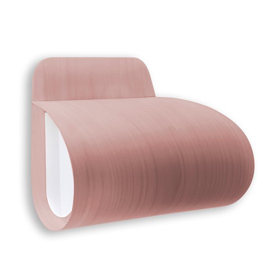 LZF Pleg LED-vegglampe 0-10V dim rosé