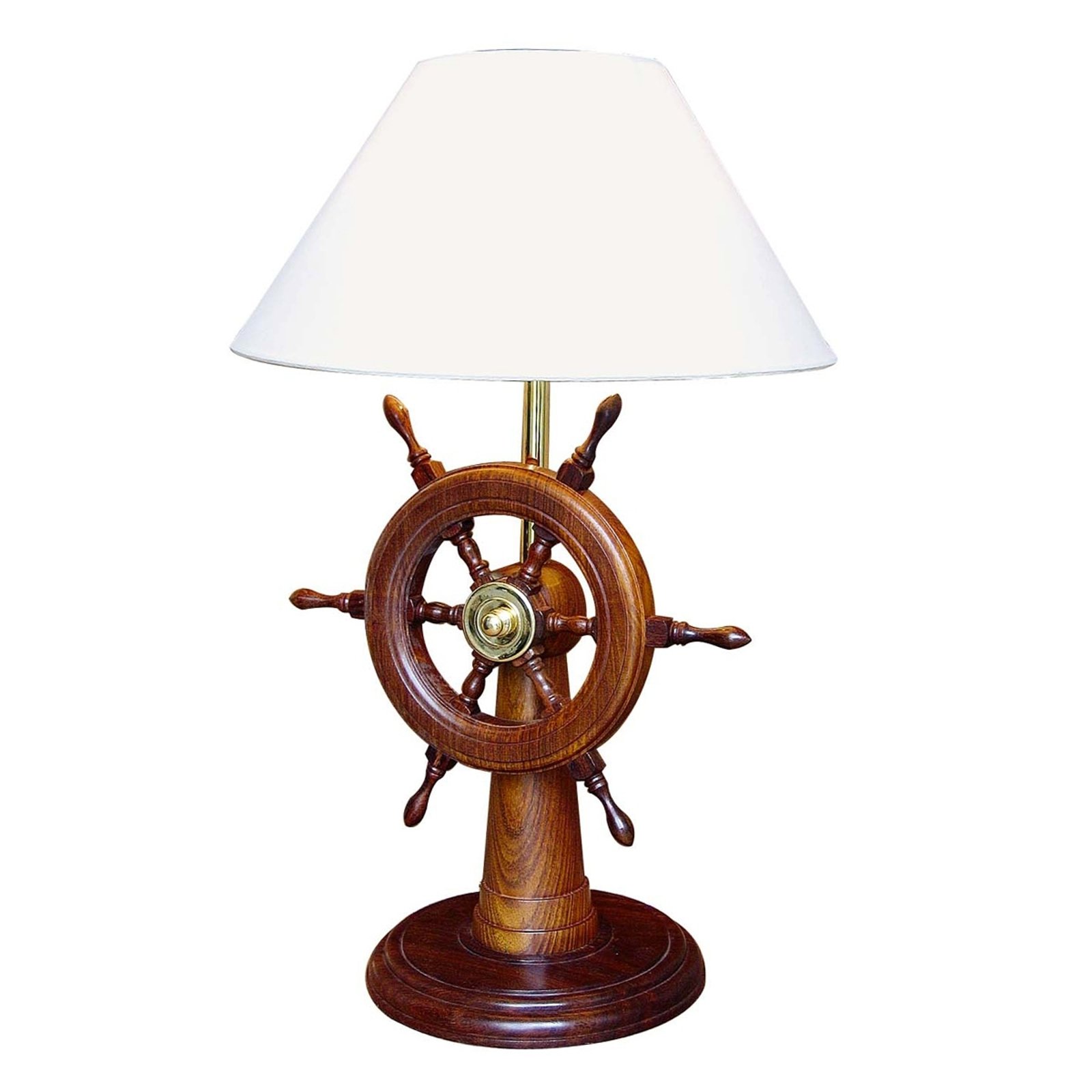 HELMSTAND - bordlampe med ror av tre
