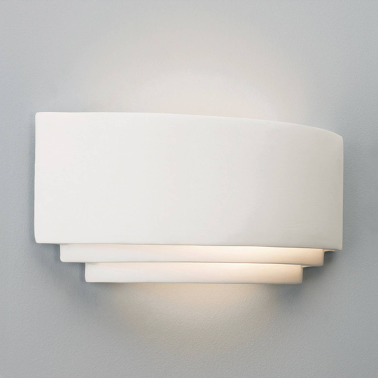 Astro Amalfi 315 keramisk vegglampe hvit 31,5 cm