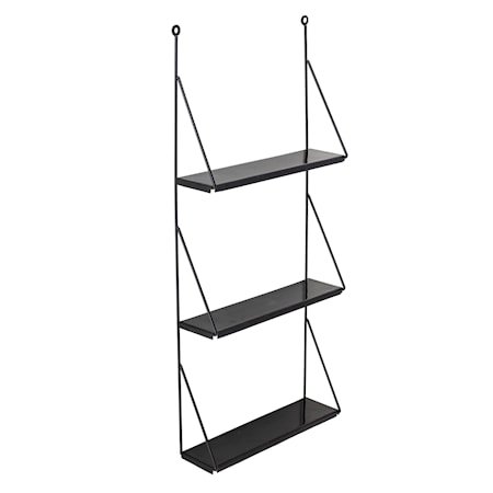 Walter Hylle Metall Svart 41x90cm